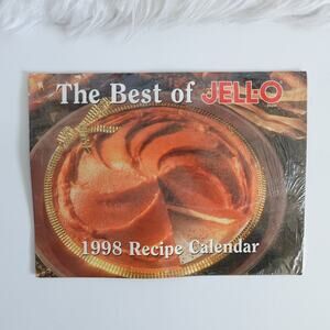 Vintage 1998 Jell-O Recipe Calendar Sealed Collectible Retro 90s Nostalgic USA